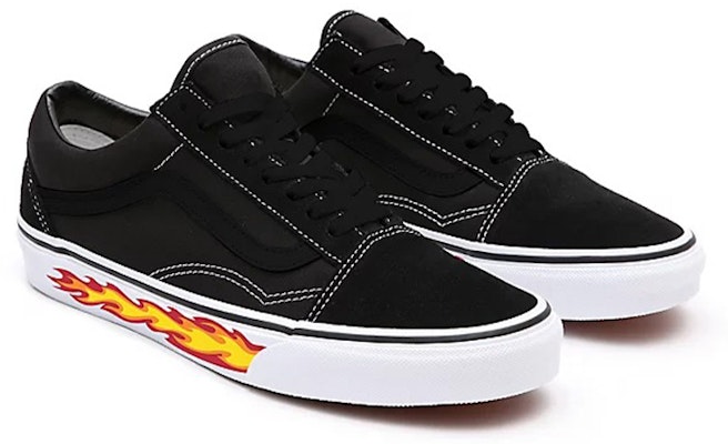 Vans定制火焰风格经典黑白黄配色板鞋 VN0A3CST034 Lookbook Vans定制火焰风格经典黑白黄配色板鞋 VN0A3CST034