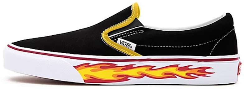 Vans 定制火焰黑色懒人鞋 VN0A3CST035 Buy Vans 定制火焰黑色懒人鞋 VN0A3CST035