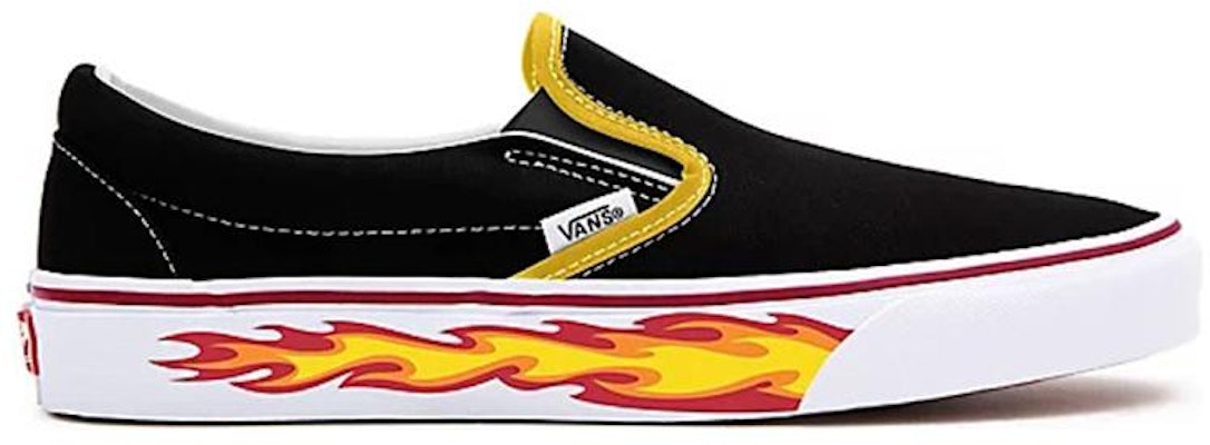 Vans Customs Flame Slip-on Black VN0A3CST035 Order Vans Customs Flame Slip-on Black VN0A3CST035