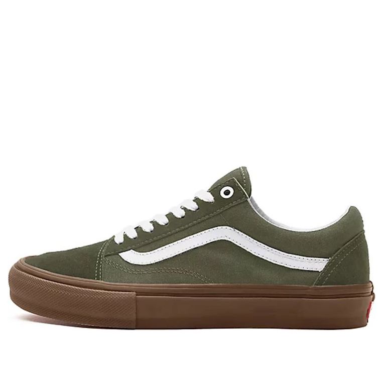 Buy Vans定制款棕色Old Skool绿色鞋 VN0A3CST021