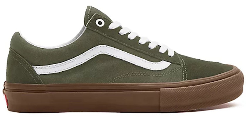 Vans定制款棕色Old Skool绿色鞋 VN0A3CST021 Order Vans定制款棕色Old Skool绿色鞋 VN0A3CST021