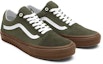 Shop Vans定制款棕色Old Skool绿色鞋 VN0A3CST021