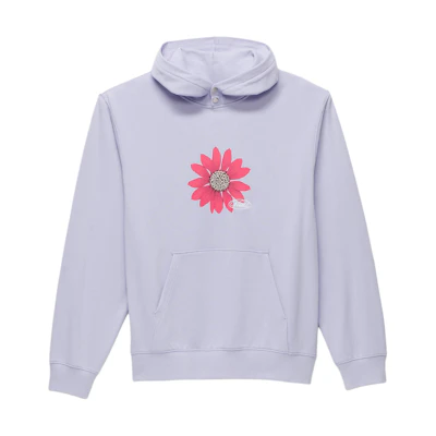 Vans Dazed Snap Pullover Hoodie Floral Light Purple VN000GEFCR2