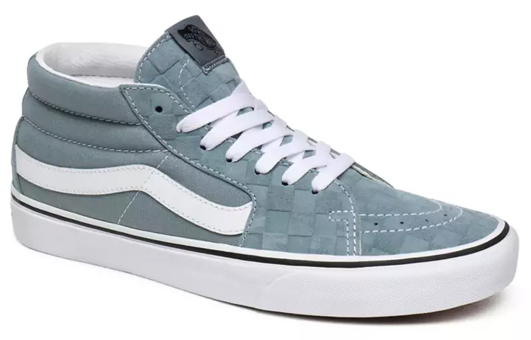 Vans Deboss Checkerboard SK8-Mid Gray 圖 2