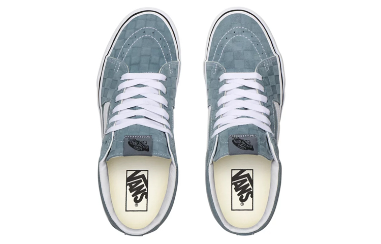 Vans Deboss Checkerboard SK8-Mid Gray 圖 3