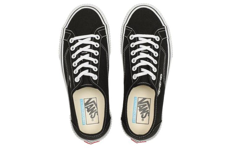 Shop Vans Delridge SF 潮流休閒 耐磨輕便防滑 低筒 滑板鞋 男女款 黑白