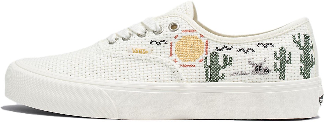 Vans Desert Embroidery Authentic VR3 'White' VN0005UDFS8 Buy Vans Desert Embroidery Authentic VR3 'White' VN0005UDFS8
