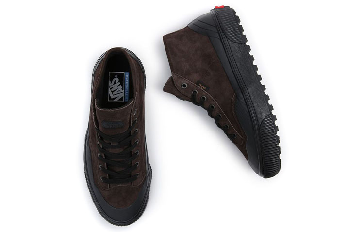 Shop Vans Destruct Mid Mte-1 'Brown Black' VN0A5KQU4AR