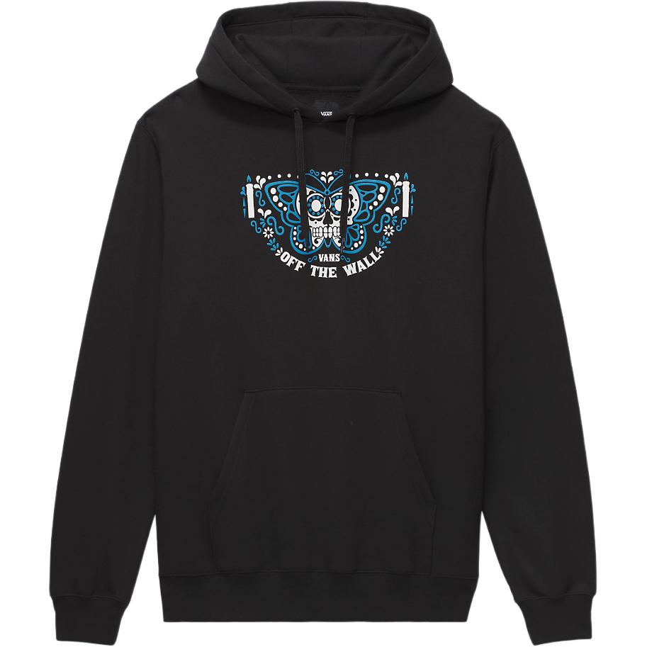 Vans Dia De Muertos Guided Mariposa Logo Hoodie Black Casual Wear VN000PA1BLK