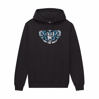 Vans Dia De Muertos Guided Mariposa Logo Hoodie Black Casual Wear VN000PA1BLK