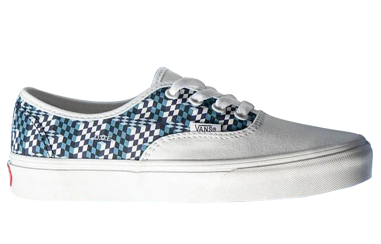 Vans DOE Authentic Grid White 'Blue' 圖 2