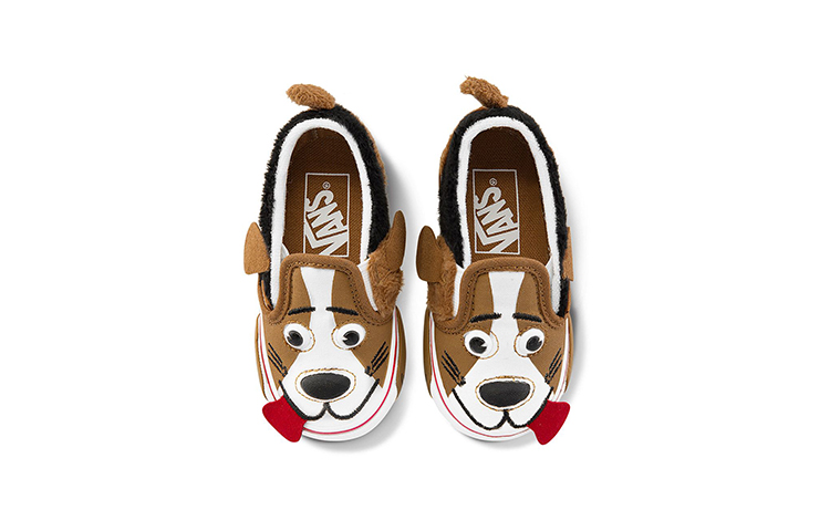 Lookbook 嬰童 Vans slip-on V 低筒 板鞋 棕色