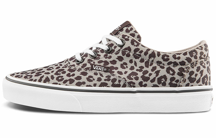 Vans Doheny Low Tops Casual Skateboarding Shoes Brown Leopard print 'Brown White' VN0A5HU2NWH