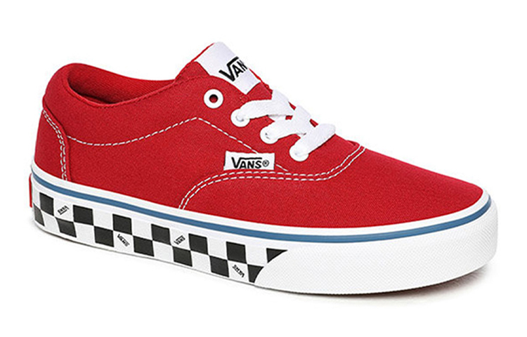 Lookbook Vans Doheny 耐磨防滑低帮休闲滑板鞋 大男孩款 红色 VN0A3MWA0SB