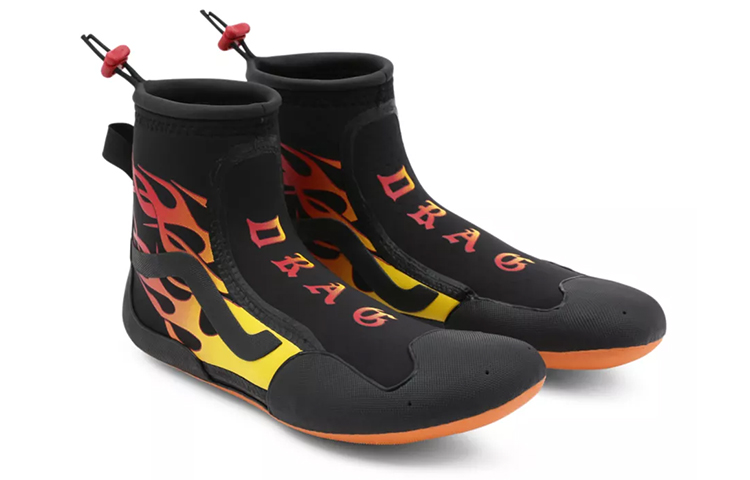 Lookbook Drag X Vans 衝浪靴 2 中筒 黑橙色