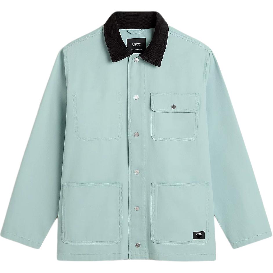 Vans Drill Chore Coat Blue Workwear Jacket Long-Sleeve Casual Outerwear VN0A3WF1M8I