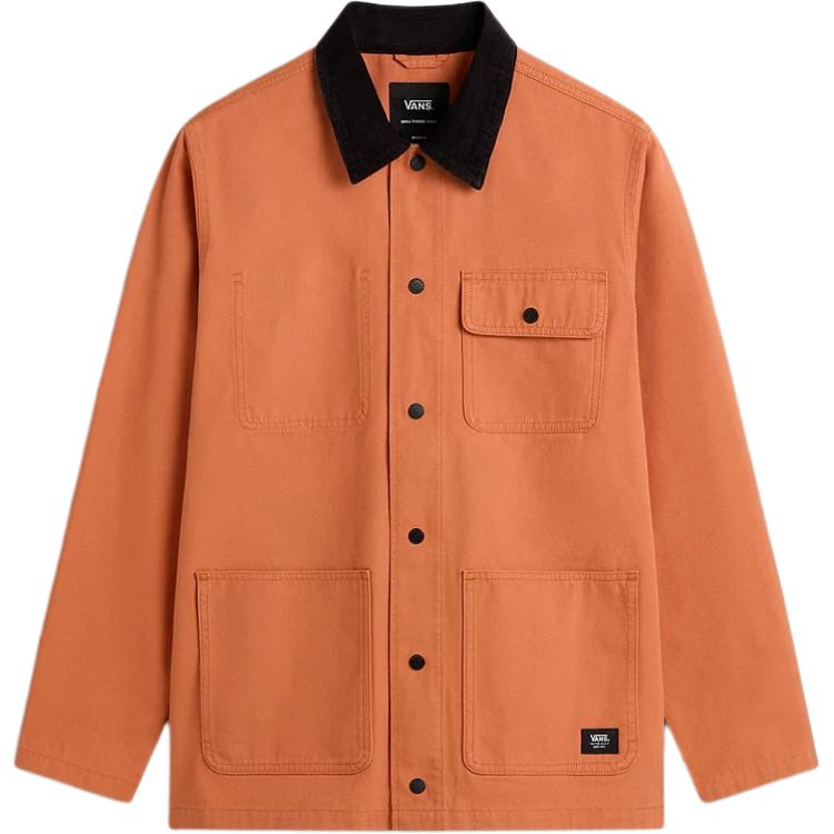 Vans Drill Chore Coat Casual Jacket Soft & Comfortable - Orange VN0A3WF1EHC