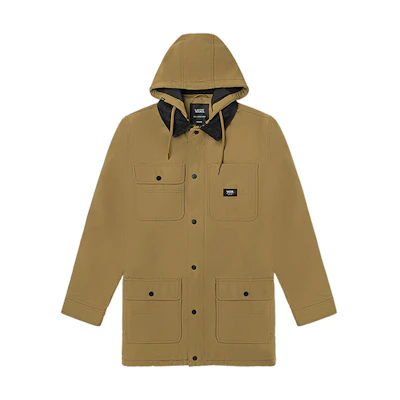 Vans Drill Chore Coat Detachable Hood Outdoor Jacket Beige Menswear VN0A5FP9DZ9