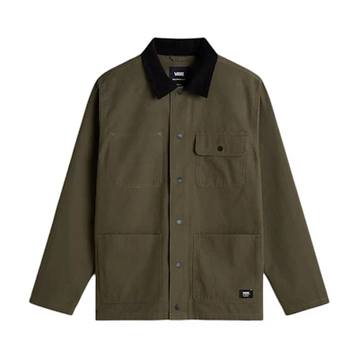 Vans Drill Chore Coat Green Casual Outdoor Workwear Jacket VN0A3WF1KCZ