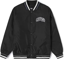 Vans Dunton Retro Letter Stripe Black Jacket Unisex Long Sleeve Casual Outerwear VN000G81BLK Vans Dunton Retro Letter Stripe Black Jacket Unisex Long Sleeve Casual Outerwear VN000G81BLK