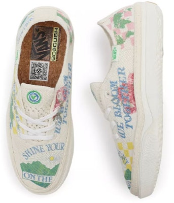 Vans Eco Theory Circle Vee 'Blanco Verde Azul' VN0A4BWLAS1 Shop Vans Eco Theory Circle Vee 'Blanco Verde Azul' VN0A4BWLAS1