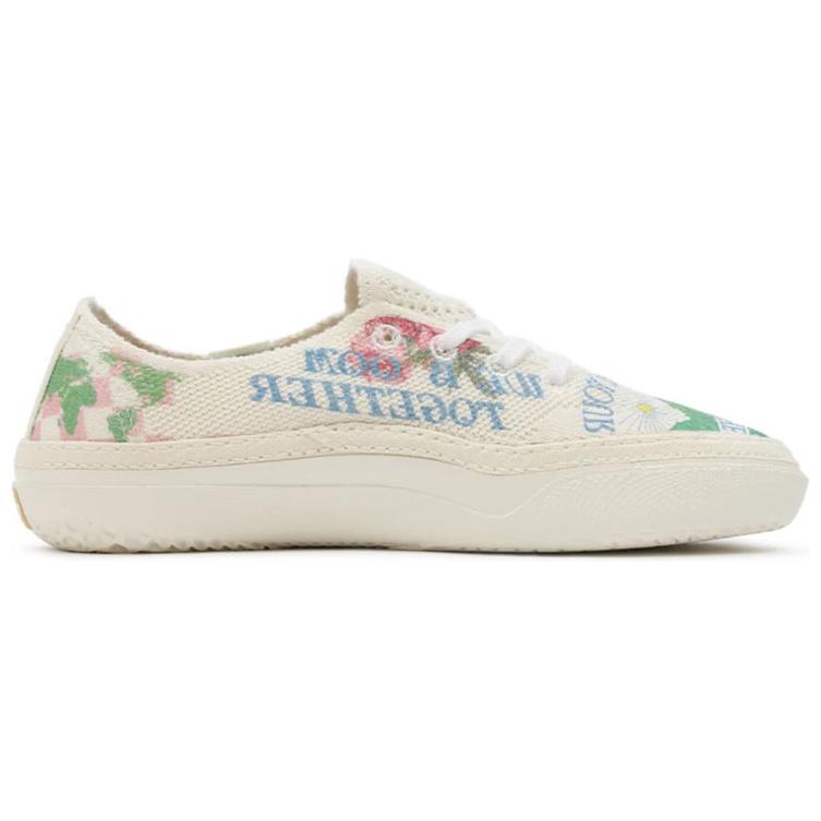 Order Vans Eco Theory Circle Vee ''Blanc Vert Bleu'' VN0A4BWLAS1