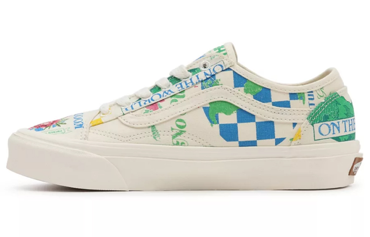 Buy ヴァンズ エコ セオリー オールドスクール (白/緑) VN0A54F4AS1