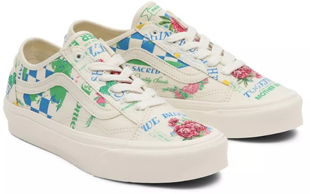 ヴァンズ エコ セオリー オールドスクール (白/緑) VN0A54F4AS1 Lookbook ヴァンズ エコ セオリー オールドスクール (白/緑) VN0A54F4AS1