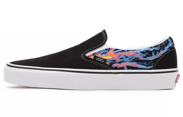 Vans Electric Flame Classic Slip-On 'Black Red'