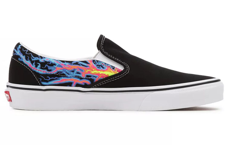 Vans Electric Flame Classic Slip-On 'Black Red' 圖 2