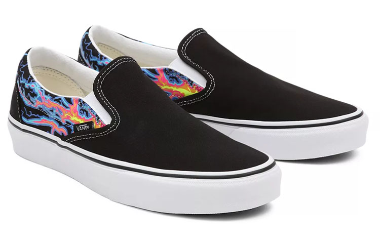 Vans Electric Flame Classic Slip-On 'Black Red' 圖 3