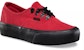 Vans Embossed Authentic Platform 2.0 Hitam/Merah VN0A3AV8QTB