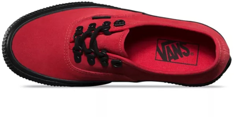 Vans Embossed Authentic Platform 2.0 Black/Red VN0A3AV8QTB Shop Vans Embossed Authentic Platform 2.0 Black/Red VN0A3AV8QTB