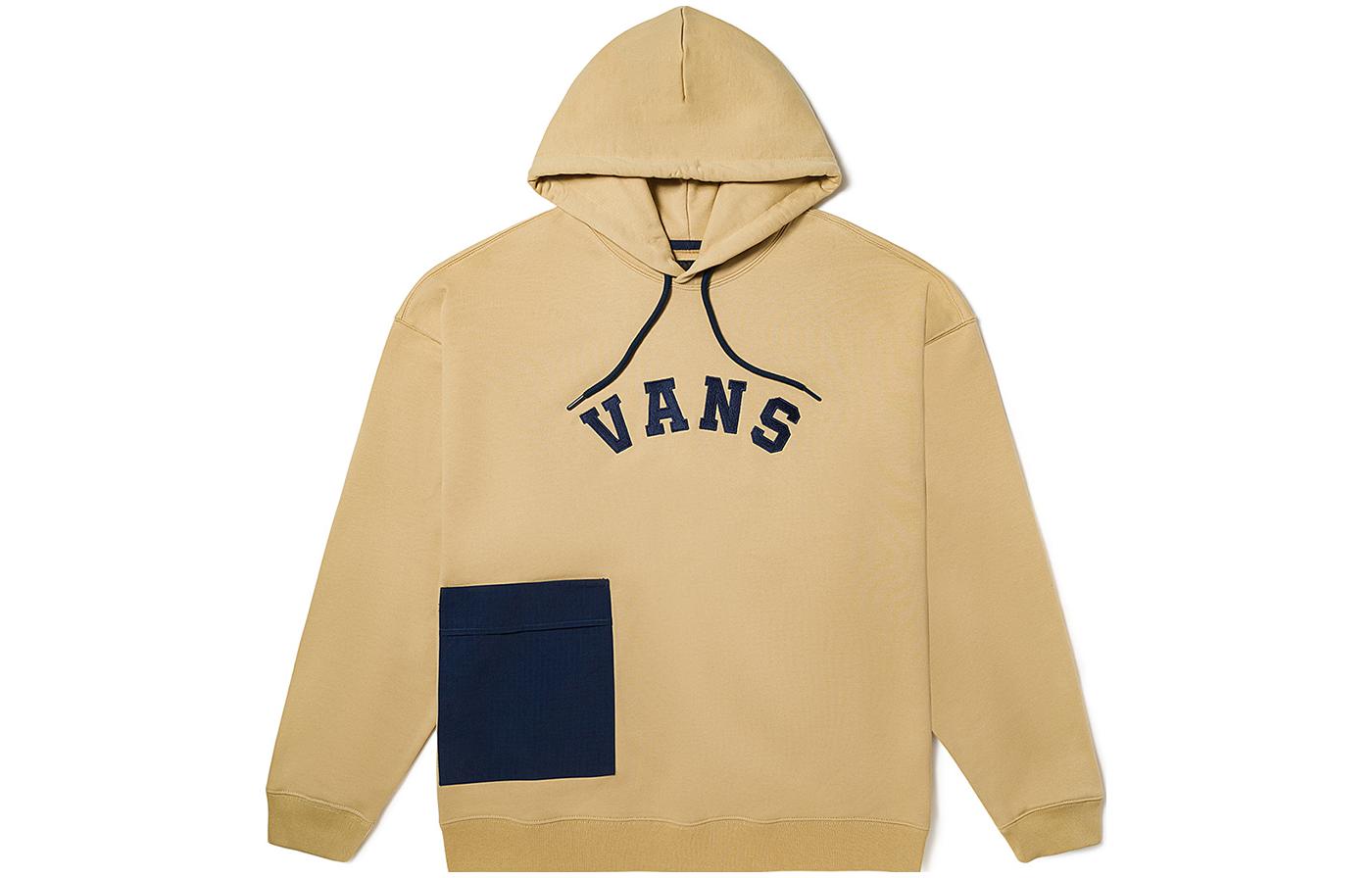 Vans Embroidered Logo Vintage Sweatshirt Unisex Terracotta VN0002HBYUU