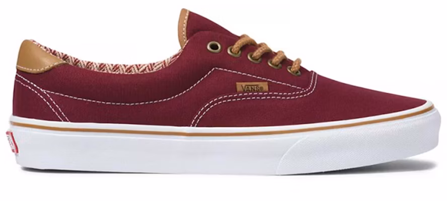 Kasut Skateboard Kasual Vans Era 59 Tahan Licin & Lasak, Merah Gelap VN0A34589MG Order Kasut Skateboard Kasual Vans Era 59 Tahan Licin & Lasak, Merah Gelap VN0A34589MG