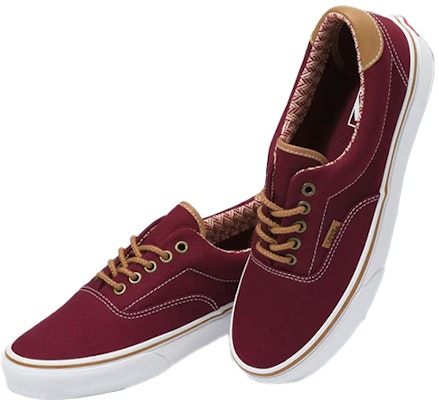 Kasut Skateboard Kasual Vans Era 59 Tahan Licin & Lasak, Merah Gelap VN0A34589MG Lookbook Kasut Skateboard Kasual Vans Era 59 Tahan Licin & Lasak, Merah Gelap VN0A34589MG