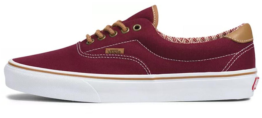Vans Era 59 Breathable Non-Slip Wear-resistant Low Tops Casual Skateboarding Shoes Deep Red VN0A34589MG Buy Vans Era 59 Breathable Non-Slip Wear-resistant Low Tops Casual Skateboarding Shoes Deep Red VN0A34589MG