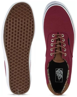 Vans Era 59 C & L '藏红色' VN0003S4HQT Shop Vans Era 59 C & L '藏红色' VN0003S4HQT