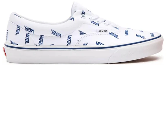 Vans Era 'Allover Vans - White Blue' VN0A54F19M9 Order Vans Era 'Allover Vans - White Blue' VN0A54F19M9