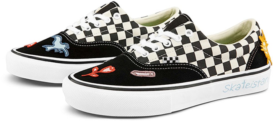 Vans Unisex Skate Era Sneakers Black/White VN0A5FC989C Order Vans Unisex Skate Era Sneakers Black/White VN0A5FC989C