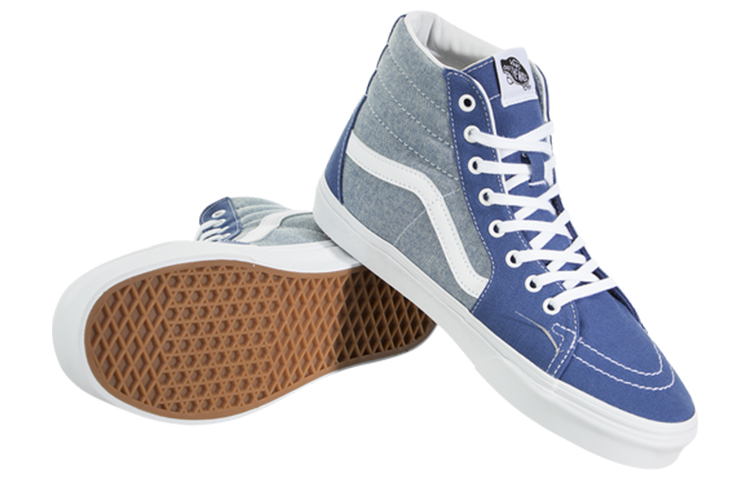 Shop Vans Era 'Chambray True Navy' Lelaki Navy VN0A38GEVIO