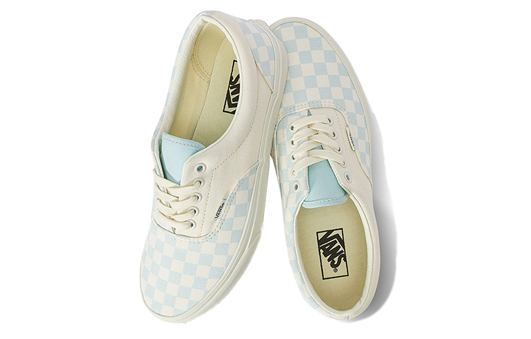 Shop Vans Era 'Checkerboard - Smoke Blue' Sepatu Kotak-kotak Biru Asap VN0A5JML7Z2
