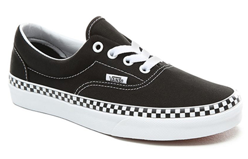 Lookbook Vans Era 復古 滑板 棋盤格鞋邊 低幫 板鞋 男女同款 黑色