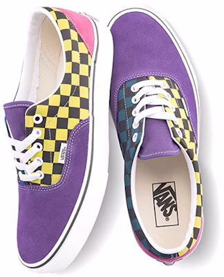 Vans 运动系列 Era 多色鞋 '紫黑黄' VN0A4U39007 Shop Vans 运动系列 Era 多色鞋 '紫黑黄' VN0A4U39007