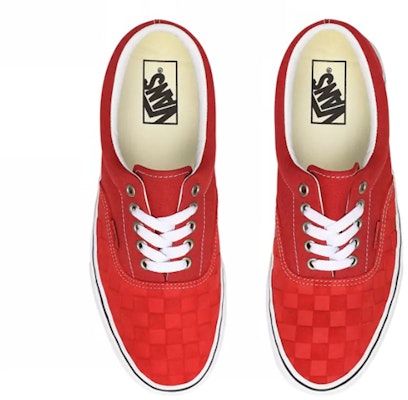 Vans Era 'Deboss Checkerboard - Merah Pompeian' VN0A4U39WJ2 Shop Vans Era 'Deboss Checkerboard - Merah Pompeian' VN0A4U39WJ2