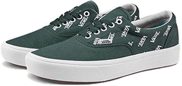 バンズ ロゴ歪みコンフィクッシュ Era グリーン VN0A3WM9WQD Lookbook バンズ ロゴ歪みコンフィクッシュ Era グリーン VN0A3WM9WQD