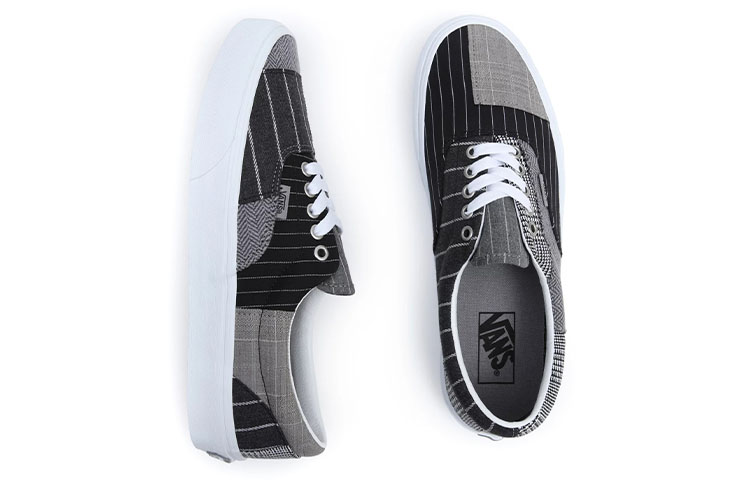 Vans Era Patchwork 'Gray Black White' 圖 4