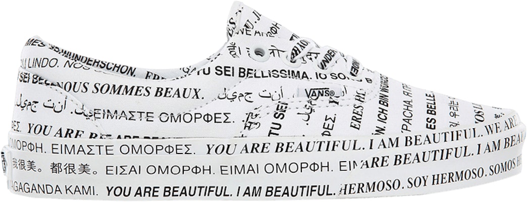 Vans Era 'We Are Beautiful - White' VN0A4U392Q2 Buy Vans Era 'We Are Beautiful - White' VN0A4U392Q2