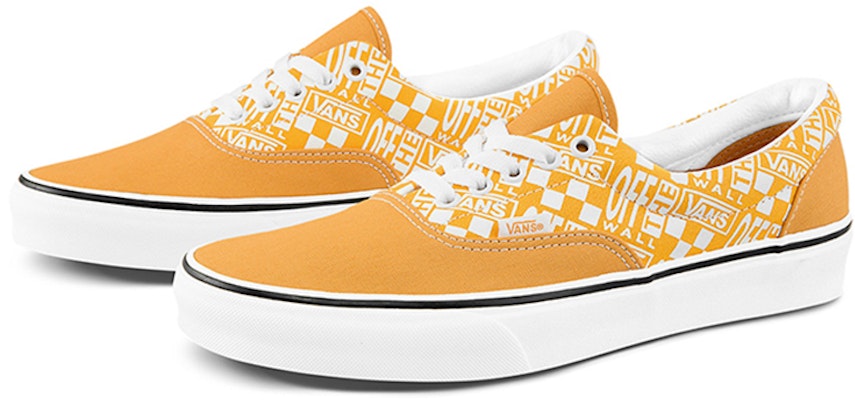 Vans Era 防滑耐磨輕便 低幫 板鞋 男女同款 白橙 Order Vans Era 防滑耐磨輕便 低幫 板鞋 男女同款 白橙