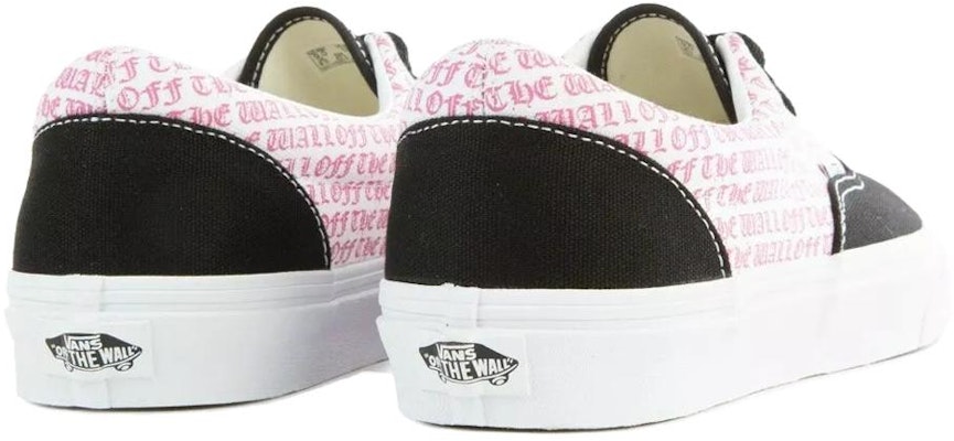 Vans Era Hitam Pink Abjad VN0A38FRT8T Details for Vans Era Hitam Pink Abjad VN0A38FRT8T